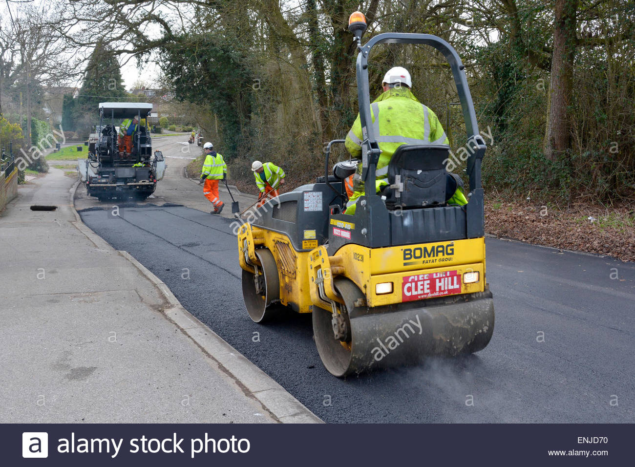 Laying Asphalt